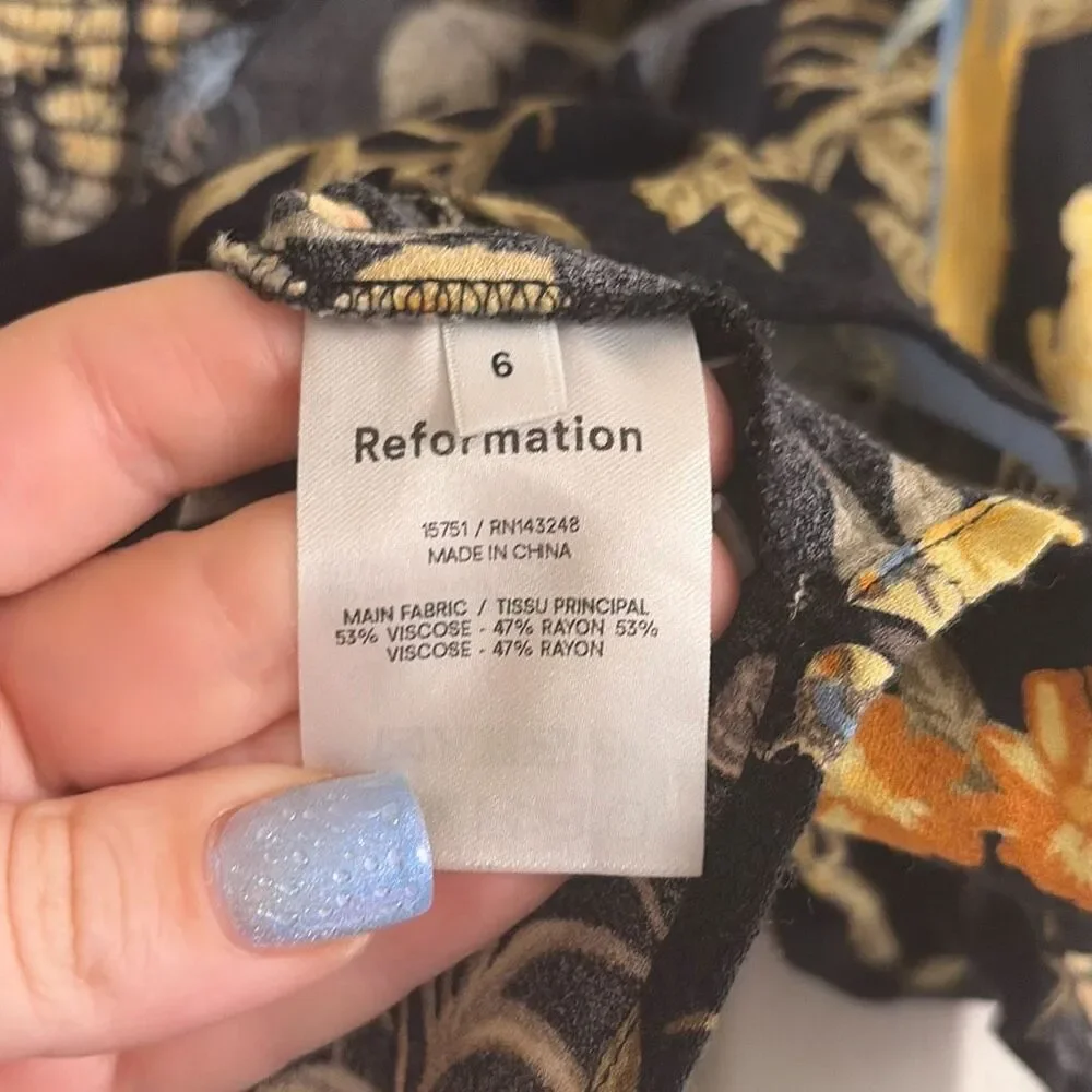 ✨Reformation Bexley Floral Sz 6 Top✨